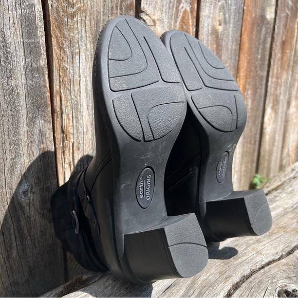 Earth Origins Wheaton Wade Black Ankle Boots bootie size 7.5 - Picture 8 of 16